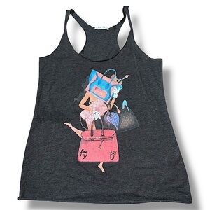 Sue Tsai Tank top Art to wear Designer Bag Graphic